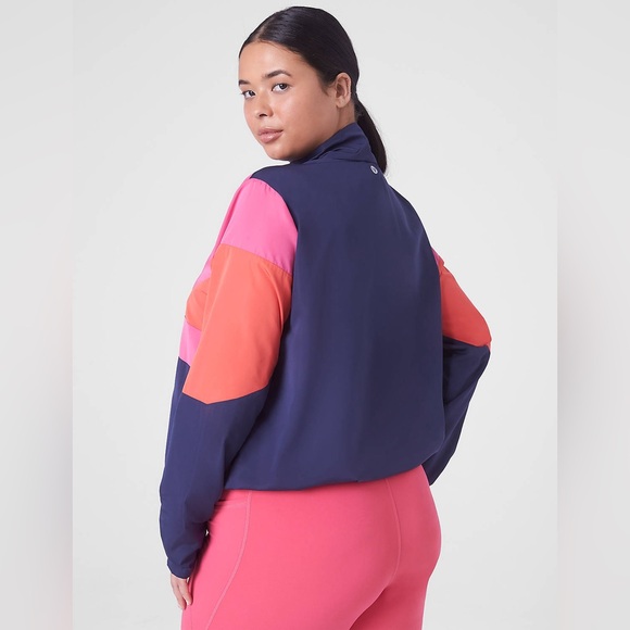 LIVI Half-Zip Colorblock Windbreaker Jacket NWT - Picture 2 of 6